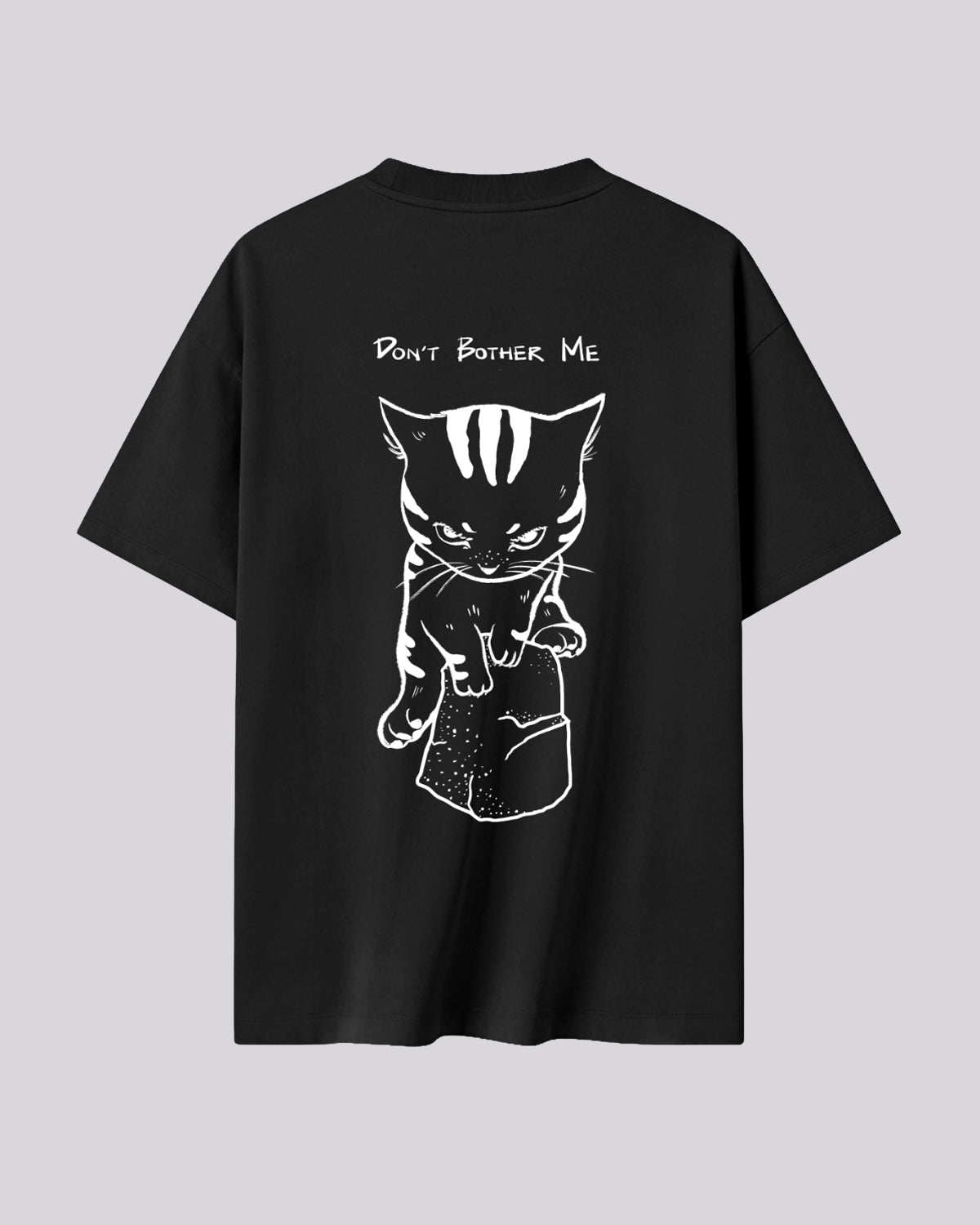 Don't Bother Me | Oversized Tee | Charcoal