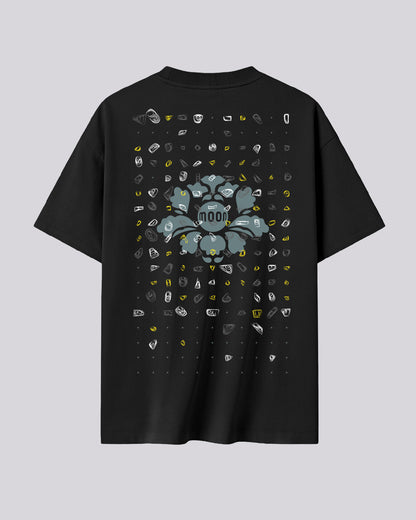 Moon Collab | Oversized Tee | Charcoal