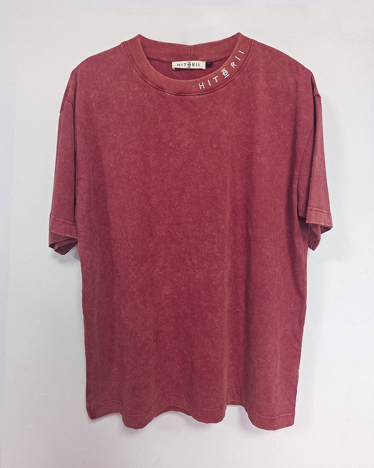 Hitorii Trash Tee 2.0 | Oversize Tee | Burgundy