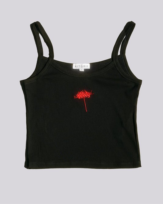 Spaghetti Tank | Spider Lily | Black