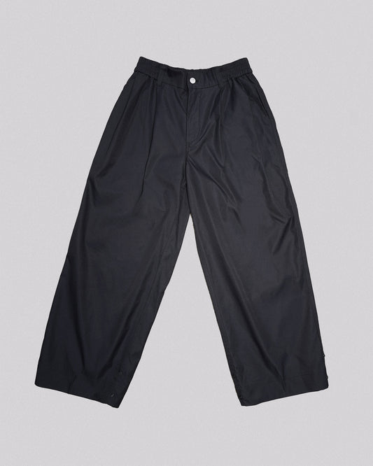 Pleated Work Pants | Black