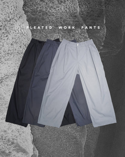 Pleated Work Pants | Nimbus