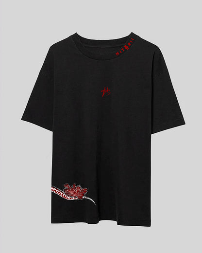 Year of the Snake | Oversized Tee | Black x Red