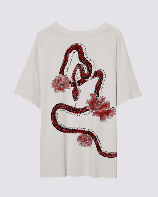 Year of the Snake | Oversized Tee | Ivory