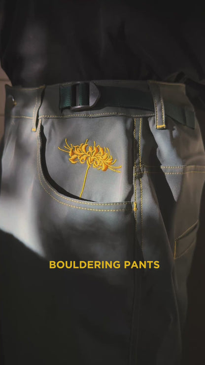 Bouldering Pants | Black | Contrast Stitch
